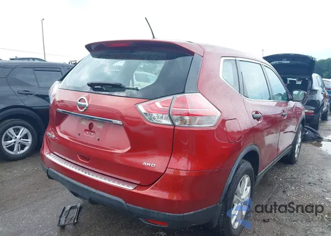 2016 Nissan Rogue S из США, поврежденный, VIN KNMAT2MV8GP594805